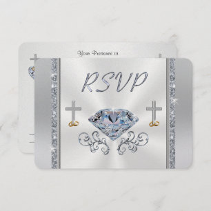 Convite RSVP do 60º Aniversário com a Escolha do Menu