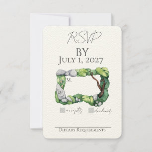 Convite RSVP do Jardim Sweet
