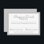 Convite RSVP RESPOSTA bar mitzvah - Benjamin Daniel<br><div class="desc">pelo kat massard >> www.simplysweetpaperie.com <<< Um design simples para seus RSVP REPLY CARDS - para corresponder aos seus convites principais. Adorei o design, mas gostaria de ver algumas mudanças - a inscrição personalizada no hebrew - outro esquema de cores, produto, adicionar uma foto ou adaptado para uma ocasião diferente...</div>