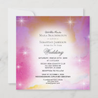 *~* RSVP Website Cosmos Nebula Celestial Casamento