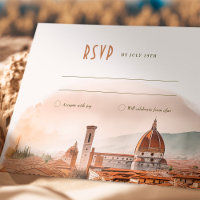 RSVP Wedding Inserir Florença Itália Destino