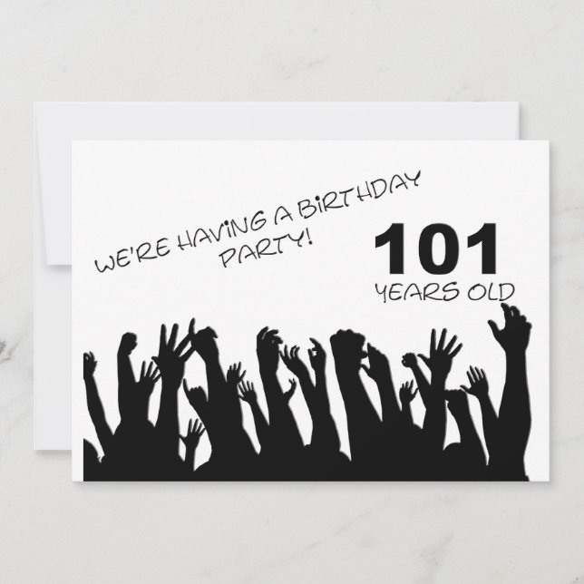 Convite rua 101 com aplausos (Frente)