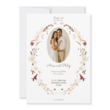 Rua Botânica Rústica de Foto Oval Floral