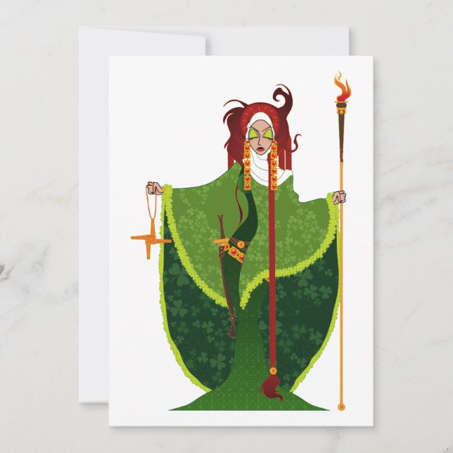 Convite Rua. Brigid da Irlanda Invitations (Frente)