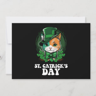 Convite Rua Catricho Dia de Capas de Gato Dia de São Patrí