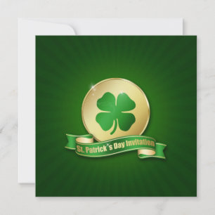Convite Rua, Coin Shamrock do Dia de Patrick