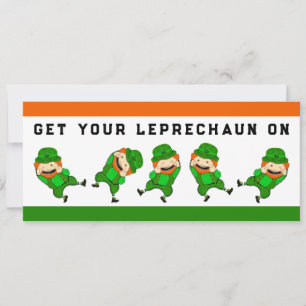 Convite Rua criativa, festa do dia de Patrick