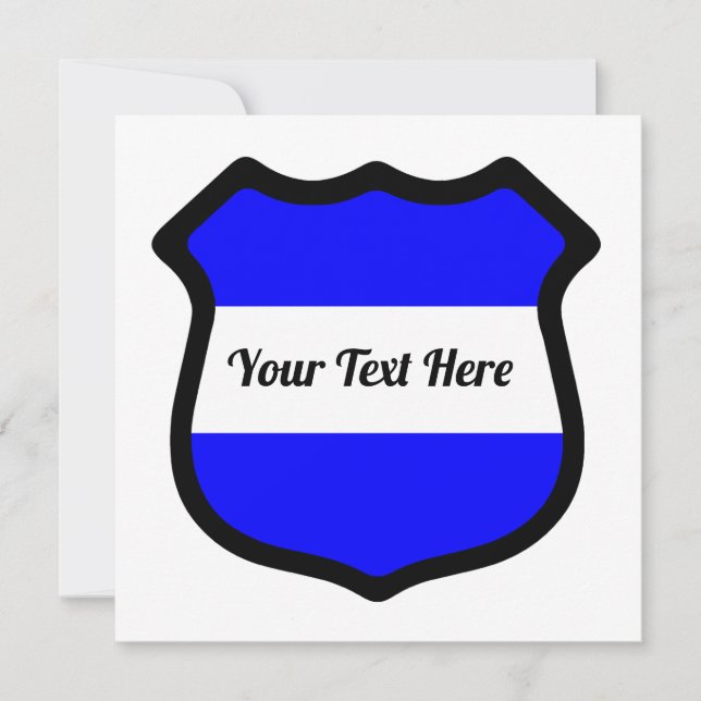 Convite Rua, escudo do Michael. (Frente)