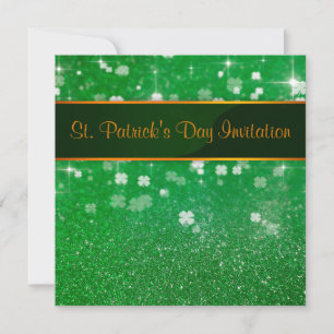 Convite Rua, Glitter do Dia de Patrick