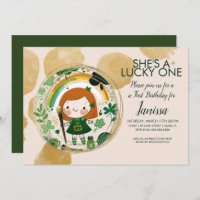 Rua. Patricks Lucky Birthday Girl Shamrock Artista