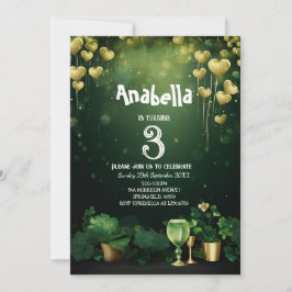 Convite Rua, patrulhas e balões de Patrick festa de aniver