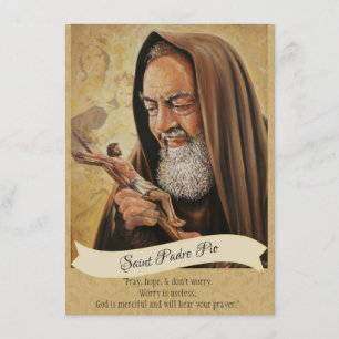 Convite Rua Pio Lady Mount Carmel Prayer Santa