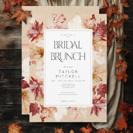 Convite Rua russa de queda deixa Tan Bridal Brunch