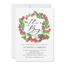 Rua Rustic Red Cherries É um Chá de fraldas