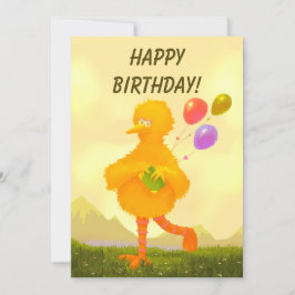 Convite Rua Sésamo - Grande pássaro