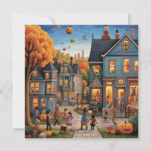 Convite Rua Trick-or-Treat: Trilha Spooky Treat