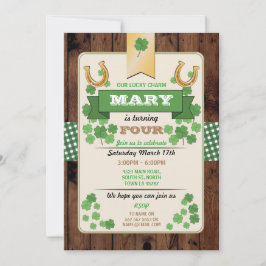 Convite Ruas. Festa de aniversário do Dia de Patrício Conv