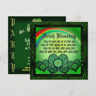 Convite Ruas, festa do dia do Patrick