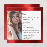 Rubi vermelho da geometria nupcial de Foto do