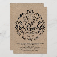 Convite russo ao Chá de fraldas, Tipografia em Kra