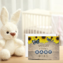 Convite russo para Chás de fraldas de girassol | R