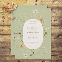 Russo Wildflower Frame Sage Verde