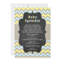 Rustic Baby Sprinkle Invite / chá de fraldas neutr