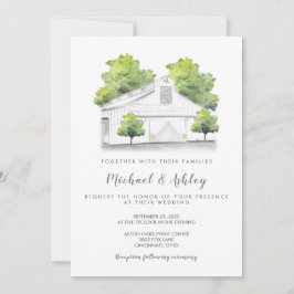 Convite Rustic Barn Country Weding