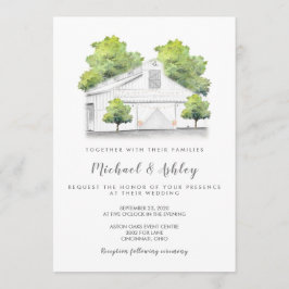 Convite Rustic Barn Country Weding