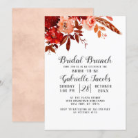Rustic Beauty Floral Boho Chic Bridal Brunch