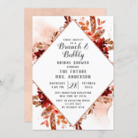 Rustic Beauty Floral Brunch e Chá de panela Bubble