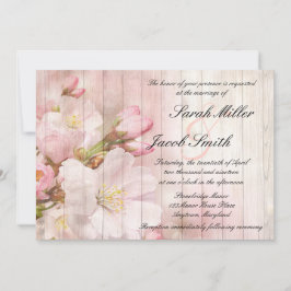 Convite Rustic Blooms | Casamento de flores de cereja