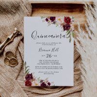 Rustic Boho Colorful Floral Quinceañera
