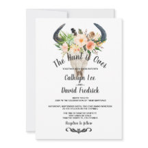 Rustic Boho Floral Antelope Hunt está sobre o casa