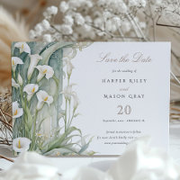 Rustic Calla Lily Salve o Casamento de Data
