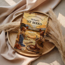 Rustic Cowboy Rodeo 1st Birthday Theme