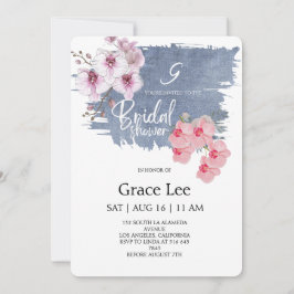 Convite Rustic Denim Bridal Shower Invitation
