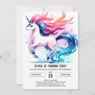 Convite Rustic Editable Horse Birthday