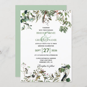 Convite Rustic Eucalyptus Deixa Vintage Greenery Casamento