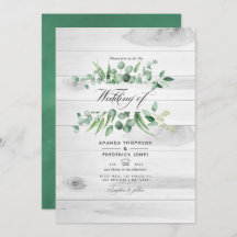 Rustic Eucalyptus Greenery Código QR Casamento Paí