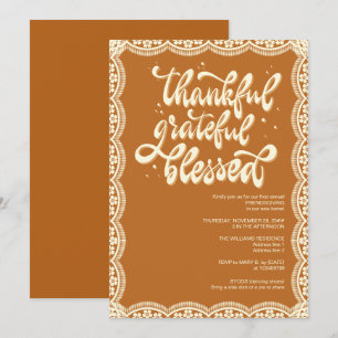 Convite Rustic Fall Autumn Friendof Terracotta