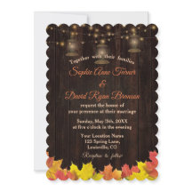 Rustic Fall Deixa Madeira Velhos Lanternas Casamen