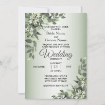 Rustic Floral Greenery Eucalyptus Leaves Wedding