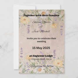 CONVITE RUSTIC GARDEN ROMANCE 1