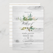 Rustic Greenery Country Barn QR Code RSVP Casament
