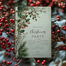 Rustic Holly Berry Natal