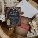 Convite Rustic I Do CHURRASCO Sunflower Noivado Invances<br><div class="desc">Rustic Mason Jar Boho Wood Lace Sunflower Wed,  Noivado e Convites de chá de panela</div>