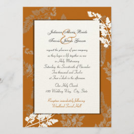 Convite Rustic Lace Wedding