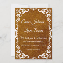 Convite Rustic Papel Picado Mexican Wedding Invitation