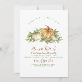 Convite Rustic Pumpkin